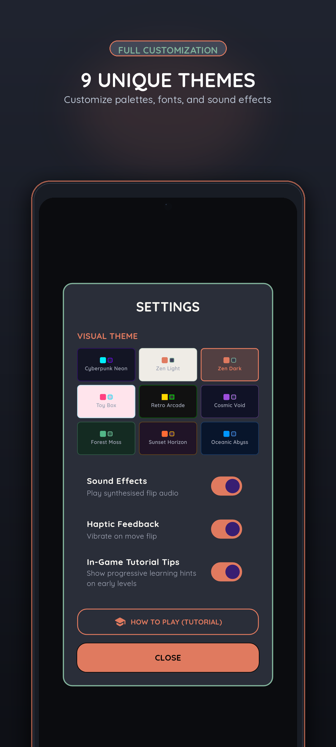 Visual Theme Selector